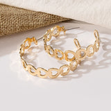New Fashion Gold Color Metal Drop Earrings Stainless Steel Simple Knot Twist Earrings For Women Statement Jewelry  Pendiente daiiibabyyy