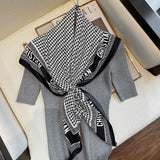 2021 Fashion Plaid Scarves Women's Folar Classic Geometric Totem Scarves 90x90cm Square Scarves Muslim Headscarves daiiibabyyy