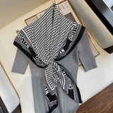 2021 Fashion Plaid Scarves Women's Folar Classic Geometric Totem Scarves 90x90cm Square Scarves Muslim Headscarves daiiibabyyy