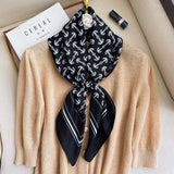 2021 Fashion Plaid Scarves Women's Folar Classic Geometric Totem Scarves 90x90cm Square Scarves Muslim Headscarves daiiibabyyy