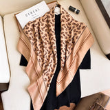 2021 Fashion Plaid Scarves Women's Folar Classic Geometric Totem Scarves 90x90cm Square Scarves Muslim Headscarves daiiibabyyy