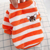 Warm Fleece Pet Clothes Cute Fruit Print Coat Small Medium Dog Cat Shirt Jacket Teddy French Bulldog Chihuahua Winter Outfit daiiibabyyy