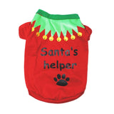 Puppy Christmas Cotton Tshirt Pet Dog Clothes for Small Dogs Clothing Chihuahua Festival Costume for Yorkies Dog Accessories daiiibabyyy