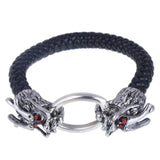 ZOSHI Silver Color Men's Steel High Quality Biker Man Skull charms Bracelet Chain Factory Price Bracelets & Bangles daiiibabyyy
