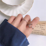 Fashion Simple Vintage Silver Color Rings Set For Women Korean Style Knuckles Jewelry Joint Tail Artistic Design Punk Ring Trend daiiibabyyy