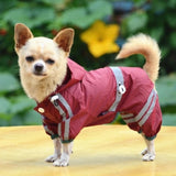 Waterproof Dog Clothes for Small Dogs Pet Rain Coats Jacket Puppy Raincoat Reflective Strip Yorkie Chihuahua Clothes Pet Product daiiibabyyy