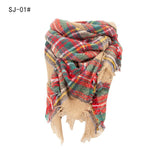 Designer 2021 Knitted Spring Winter Women Scarf Plaid Warm Cashmere Scarves Shawls Luxury Brand Neck Bandana Pashmina Lady Wrap daiiibabyyy