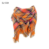 Designer 2021 Knitted Spring Winter Women Scarf Plaid Warm Cashmere Scarves Shawls Luxury Brand Neck Bandana Pashmina Lady Wrap daiiibabyyy