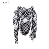 Designer 2021 Knitted Spring Winter Women Scarf Plaid Warm Cashmere Scarves Shawls Luxury Brand Neck Bandana Pashmina Lady Wrap daiiibabyyy
