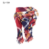 Designer 2021 Knitted Spring Winter Women Scarf Plaid Warm Cashmere Scarves Shawls Luxury Brand Neck Bandana Pashmina Lady Wrap daiiibabyyy