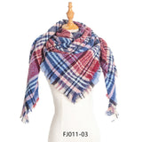 Designer 2021 Knitted Spring Winter Women Scarf Plaid Warm Cashmere Scarves Shawls Luxury Brand Neck Bandana Pashmina Lady Wrap daiiibabyyy