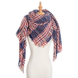 Designer 2021 Knitted Spring Winter Women Scarf Plaid Warm Cashmere Scarves Shawls Luxury Brand Neck Bandana Pashmina Lady Wrap daiiibabyyy