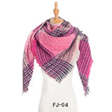 Designer 2021 Knitted Spring Winter Women Scarf Plaid Warm Cashmere Scarves Shawls Luxury Brand Neck Bandana Pashmina Lady Wrap daiiibabyyy