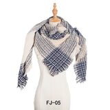 Designer 2021 Knitted Spring Winter Women Scarf Plaid Warm Cashmere Scarves Shawls Luxury Brand Neck Bandana Pashmina Lady Wrap daiiibabyyy