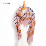 Designer 2021 Knitted Spring Winter Women Scarf Plaid Warm Cashmere Scarves Shawls Luxury Brand Neck Bandana Pashmina Lady Wrap daiiibabyyy