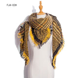 Designer 2021 Knitted Spring Winter Women Scarf Plaid Warm Cashmere Scarves Shawls Luxury Brand Neck Bandana Pashmina Lady Wrap daiiibabyyy