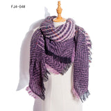 Designer 2021 Knitted Spring Winter Women Scarf Plaid Warm Cashmere Scarves Shawls Luxury Brand Neck Bandana Pashmina Lady Wrap daiiibabyyy