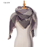 Designer 2021 Knitted Spring Winter Women Scarf Plaid Warm Cashmere Scarves Shawls Luxury Brand Neck Bandana Pashmina Lady Wrap daiiibabyyy
