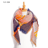 Designer 2021 Knitted Spring Winter Women Scarf Plaid Warm Cashmere Scarves Shawls Luxury Brand Neck Bandana Pashmina Lady Wrap daiiibabyyy