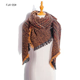 Designer 2021 Knitted Spring Winter Women Scarf Plaid Warm Cashmere Scarves Shawls Luxury Brand Neck Bandana Pashmina Lady Wrap daiiibabyyy