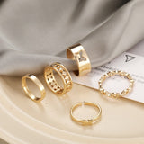 Punk Snake Gothic Silver Color Finger Ring Set 6PCS For Women  Heart Butterfly Wing Angel Wings Cupid Charms Rings Jewelry daiiibabyyy