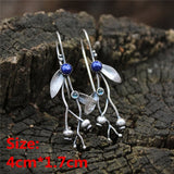 2021 Simple Silver Color Dandelion Dangle Earrings For Women Engagement Wedding Jewelry Statement Drop Earring Pendientes Bijoux daiiibabyyy