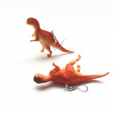 1 Pair Cute Animal Bite Earring Cartoon Soft Clay Animal Earrings Tyrannosaurus Bite Earrings Dinosaur Earrings Party Fun Gifts daiiibabyyy