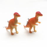 1 Pair Cute Animal Bite Earring Cartoon Soft Clay Animal Earrings Tyrannosaurus Bite Earrings Dinosaur Earrings Party Fun Gifts daiiibabyyy