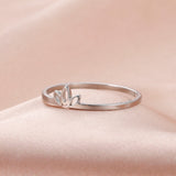 Teamer Women Ring Stainless Steel Heart Pentagram Blade Rings Men Couple Fashion Minimalist Jewelry Accessories Wedding Gifts daiiibabyyy