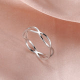Teamer Women Ring Stainless Steel Heart Pentagram Blade Rings Men Couple Fashion Minimalist Jewelry Accessories Wedding Gifts daiiibabyyy