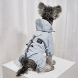 Waterproof Pet Clothes Jumpsuit Reflective Dog Jacket Small Dog Water Resistant Dog Raincoat Clothes daiiibabyyy