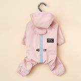 Waterproof Pet Clothes Jumpsuit Reflective Dog Jacket Small Dog Water Resistant Dog Raincoat Clothes daiiibabyyy