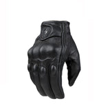 Motorcycle Gloves black Racing Genuine Leather Motorbike white Road Racing Team Glove men summer winter daiiibabyyy