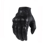 Motorcycle Gloves black Racing Genuine Leather Motorbike white Road Racing Team Glove men summer winter daiiibabyyy