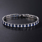 4mm Cubic Zirconia Tennis Bracelet Iced Out Chain Bracelets For Women Men Gold Silver Color Men Bracelet CZ Chain Homme Jewelry daiiibabyyy