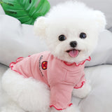 2021 Puppy Green Dinosaur Clothes Summer Thin Dog Vest Four-legged Breathable Pullover Soft Pet Clothes Dog Products daiiibabyyy