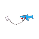 Various Chain Series Denim Enamel Lapel Pins Interesting Combination Badges Brooches Cute Gifts for Friends Jewelry Wholesale daiiibabyyy