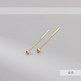 Long Tassel Butterfly Drop Earrings Silver Color  Fashion Hanging Women Earrings Summer Jewelry Girls Party Gift daiiibabyyy