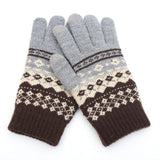 Men Women's Cashmere Knitted Winter Gloves Cashmere Knitted Women Autumn Winter Warm Thick Gloves Touch Screen Skiing Gloves daiiibabyyy