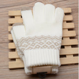 Men Women's Cashmere Knitted Winter Gloves Cashmere Knitted Women Autumn Winter Warm Thick Gloves Touch Screen Skiing Gloves daiiibabyyy