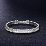 4mm Cubic Zirconia Tennis Bracelet Iced Out Chain Bracelets For Women Men Gold Silver Color Men Bracelet CZ Chain Homme Jewelry daiiibabyyy