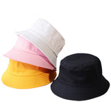 Sparsil Unisex Summer Foldable Bucket Hat Women Outdoor Sunscreen Cotton Fishing Hunting Cap Men Basin Chapeau Sun Prevent Hats daiiibabyyy
