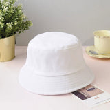 Sparsil Unisex Summer Foldable Bucket Hat Women Outdoor Sunscreen Cotton Fishing Hunting Cap Men Basin Chapeau Sun Prevent Hats daiiibabyyy
