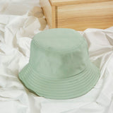 Sparsil Unisex Summer Foldable Bucket Hat Women Outdoor Sunscreen Cotton Fishing Hunting Cap Men Basin Chapeau Sun Prevent Hats daiiibabyyy