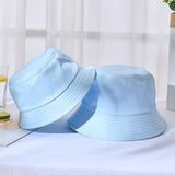 Sparsil Unisex Summer Foldable Bucket Hat Women Outdoor Sunscreen Cotton Fishing Hunting Cap Men Basin Chapeau Sun Prevent Hats daiiibabyyy