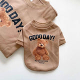 2021 Winter New Dog Clothes Cute Cartoon Bear Dog Hoodies Pet Clothes For Small Large Dogs Ins Warm Dog Clothing Puppy Costume daiiibabyyy