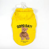 2021 Winter New Dog Clothes Cute Cartoon Bear Dog Hoodies Pet Clothes For Small Large Dogs Ins Warm Dog Clothing Puppy Costume daiiibabyyy