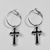 Fashion Earring For Women Cross Drop Earrings Puck Rock Vintage Crystal Ear Cuff Girls Jewerly Cool Butterfly Bohemia 2021Trend daiiibabyyy
