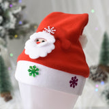 Merry Christmas Hat Light Up LED New Year Navidad  Cap Snowman ElK Santa Claus Hats For Kids Children Adult Xmas Gift Decoration daiiibabyyy