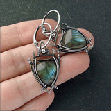 Vintage Indian Tribal Green Resin Dangle Earrings Bohemian Big Long Hollow Drop  For Women  Hippie Jewelry O5E680 daiiibabyyy